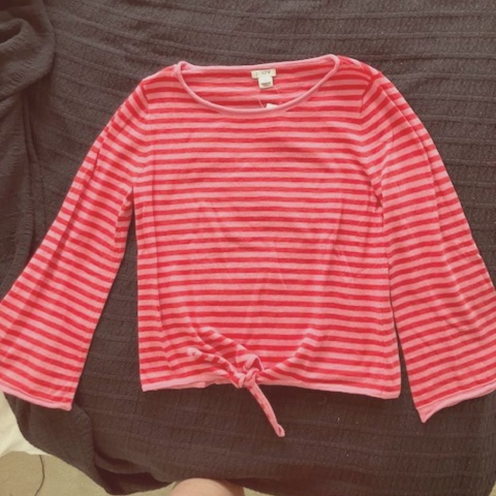 J. Crew Striped Knit Top
